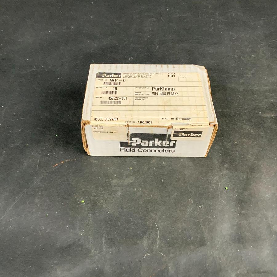 Used PARKER WP-6 WELDING PLATES - BOX OF 10 ($50 OBO)