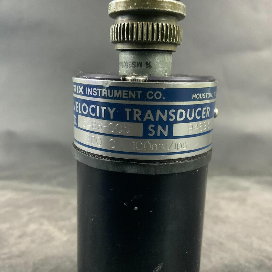Used METRIX 5486-005 VELOCITY TRANSDUCER BLACK ($90 OBO)