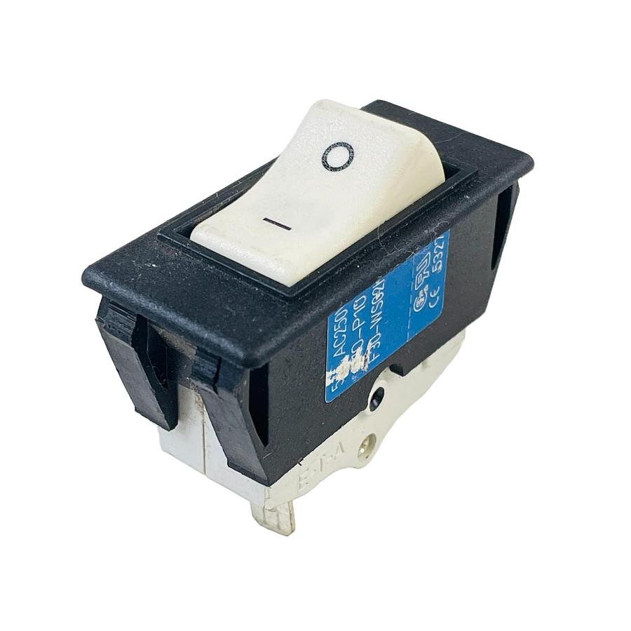 Used E-T-A 3140-P10-F30-WS02K THERMAL CIRCUIT BREAKER 5A 250VAC WHITE ROCKER SWITCH