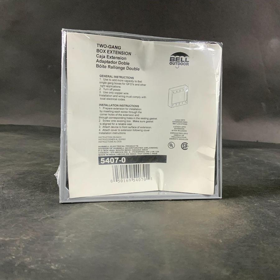 HUBBELL 5407-0 WEATHERPROOF BOX EXTENSION ($20 OBO)