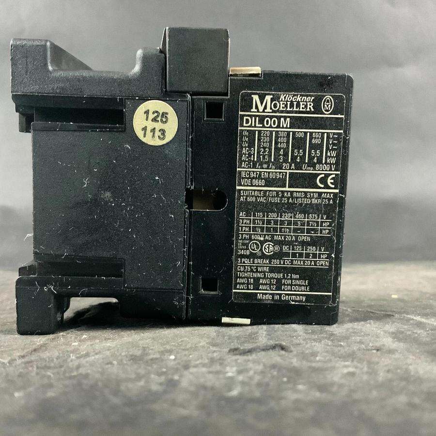 Used KLOCKNER MOELLER DIL00M CONTACTOR ($35 OBO)