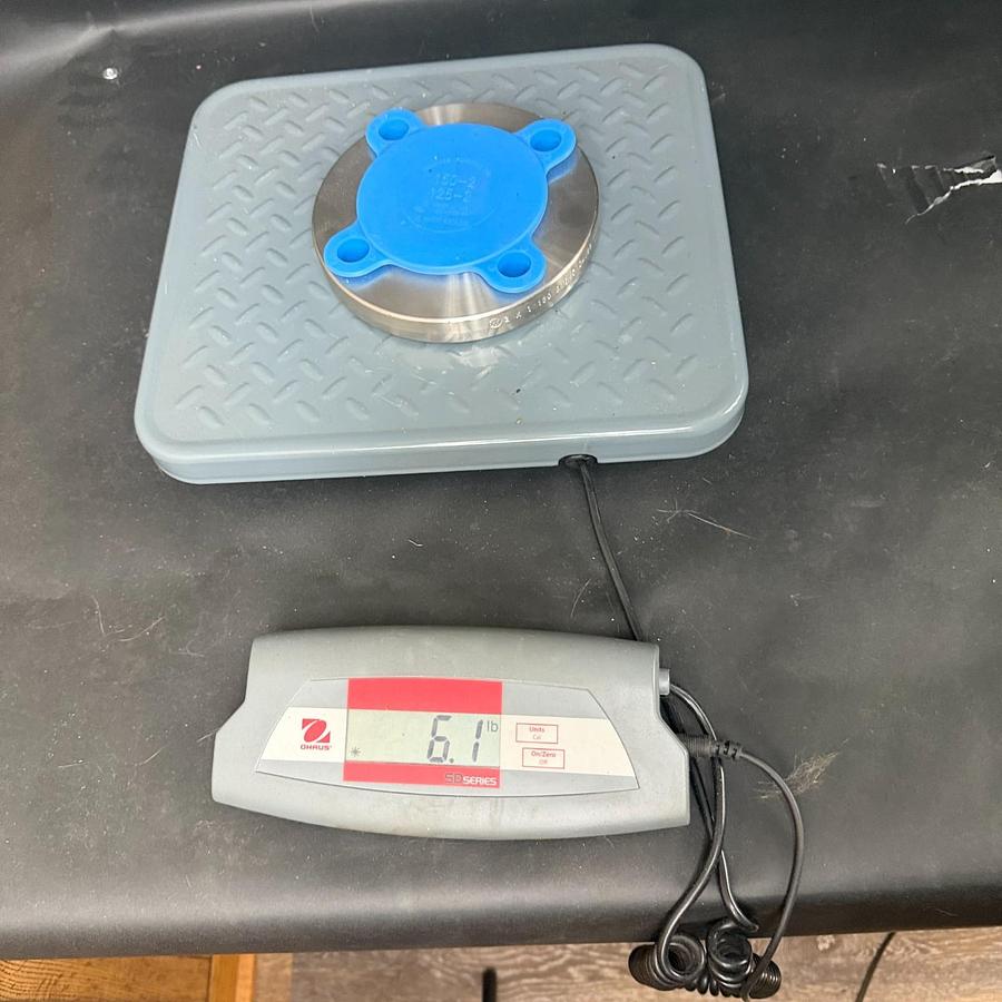 Used ALLIANCE PLASTICS 150-2/125-2 END CAP