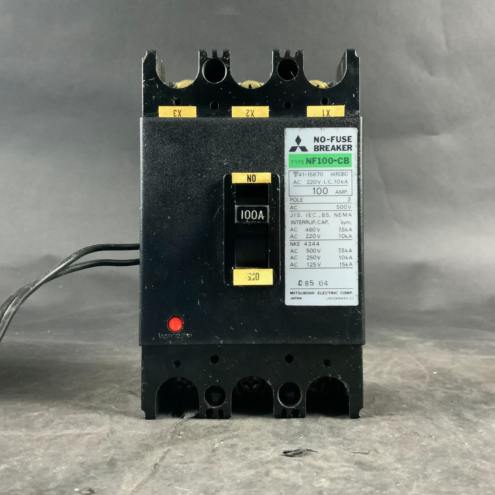 Used MITSUBISHI NF100-CB CIRCUIT BREAKER ($40 OBO)