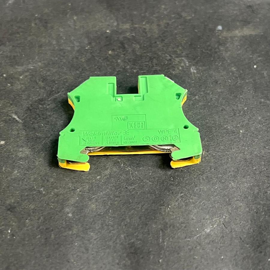 Used WEIDMULLER WPE 4 TERMINAL BLOCK ($3 OBO)