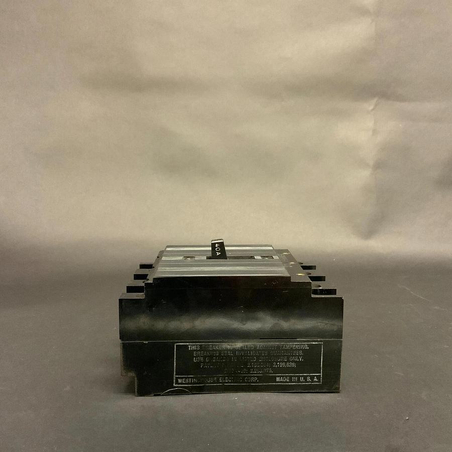 Used WESTINGHOUSE E7819-3P-40A CIRCUIT BREAKER ($20 OBO)
