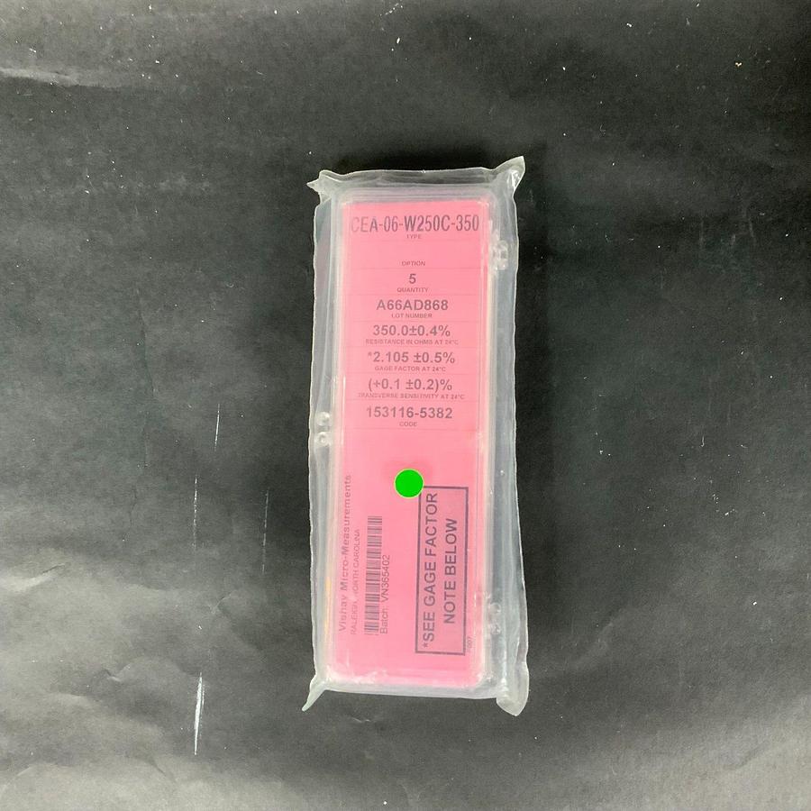 Used MICRO-MEASUREMENTS CEA-06-W250C-350 PRECISION STRAIN GAUGE - BOX OF 5 ($25 OBO)