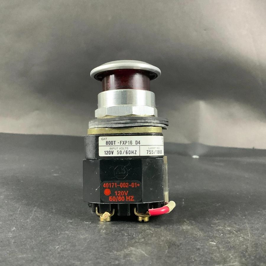 Used ALLEN BRADLEY 800T-FXP16 D4 RED PUSHBUTTON ($50 OBO)