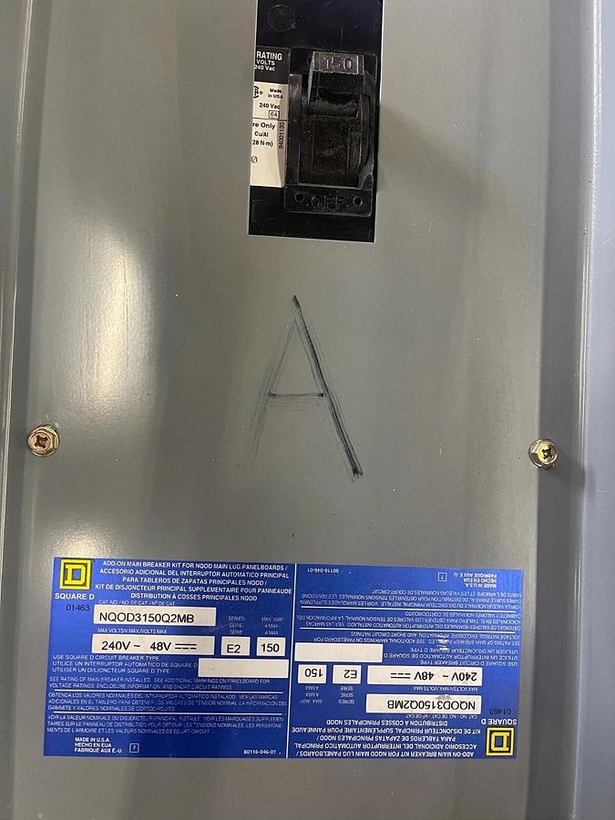 Refurbished Square D Panelboard NQOD3150Q2MB 150A ($599.99 OBO!!!)