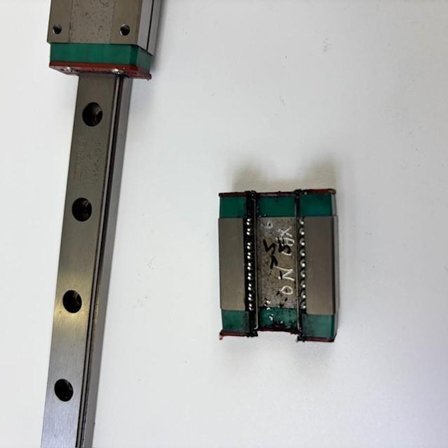 Used HIWIN MGN12 LINEAR RAIL GUIDE