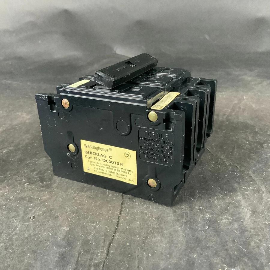 Used WESTINGHOUSE QC3015H CIRCUIT BREAKER ($15 OBO)