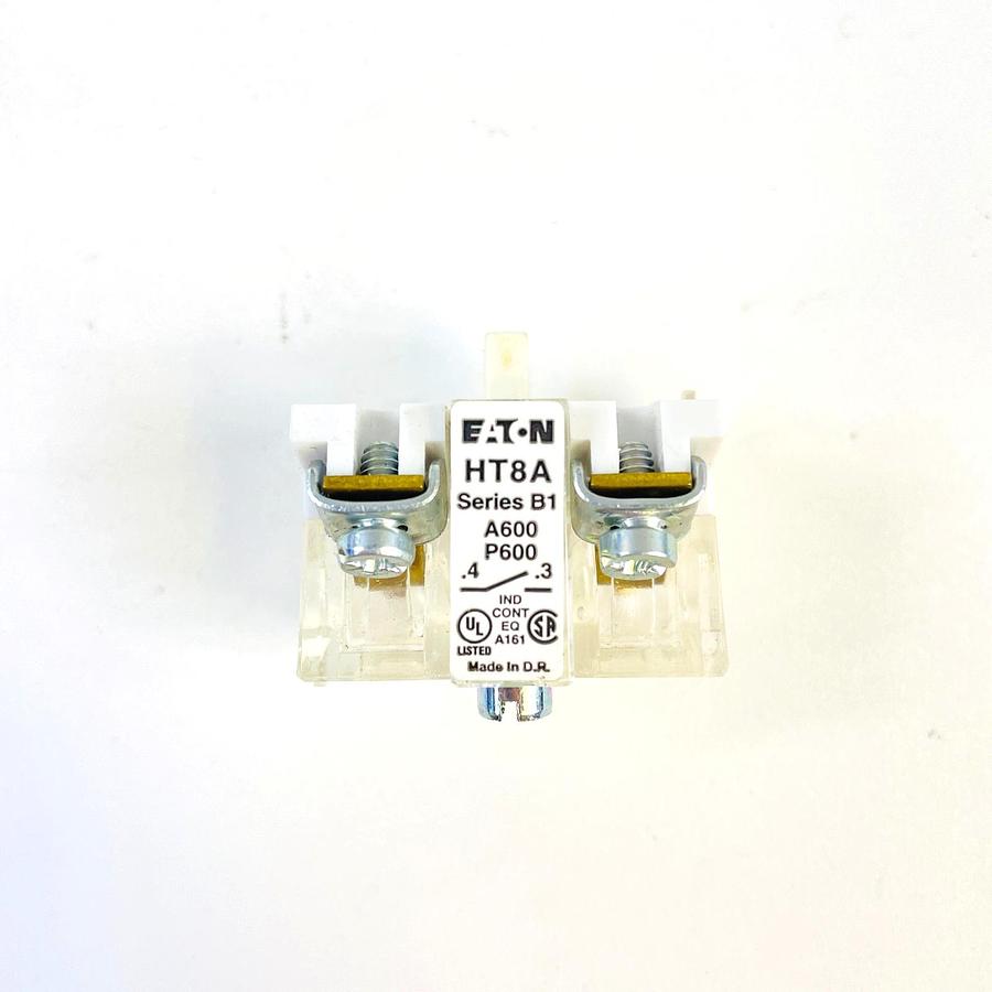 Used EATON HT8A SER B1 N.O. CONTACT BLOCK NEW OPEN BOX FULLY FUNCTIONAL