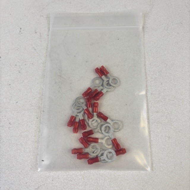Used NYLON 16-14 AWG RING TERMINALS 19PCS