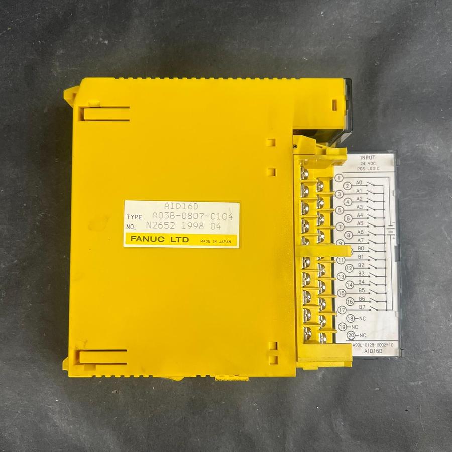 Used FANUC LTD A03B-0807-C104 INPUT MODULE ($18 OBO)