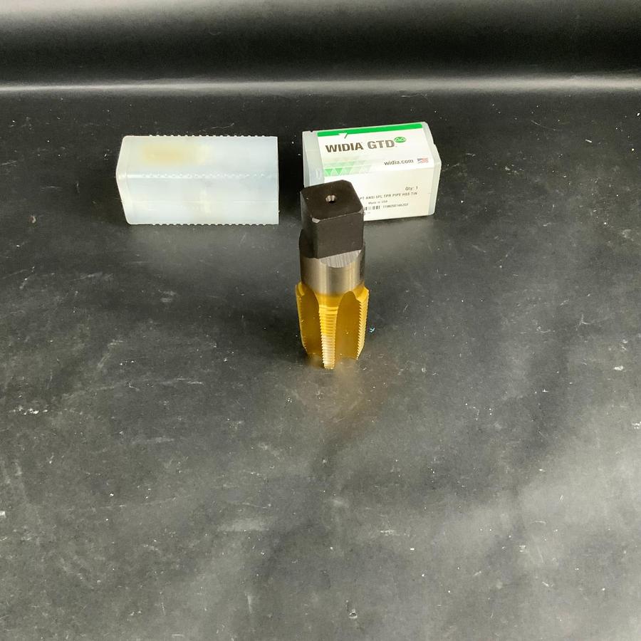 Used WIDIA GTD 19778 1”-11.5 NPT 5-FLUTE HSS TiN COATED TAPER PIPE TAP ($90 OBO)