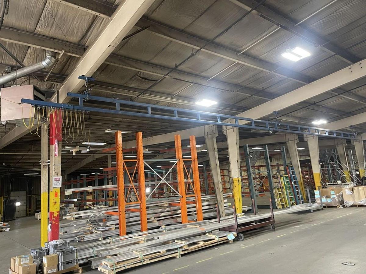 Used Gorbel 1000 LBS Capacity Mono-Rail Crane 40FT ($4,000 OBO)