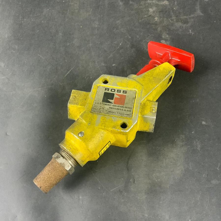 Used ROSS CONTROLS Y1523C4002 MANUAL LOCKOUT VALVE ($45 OBO)
