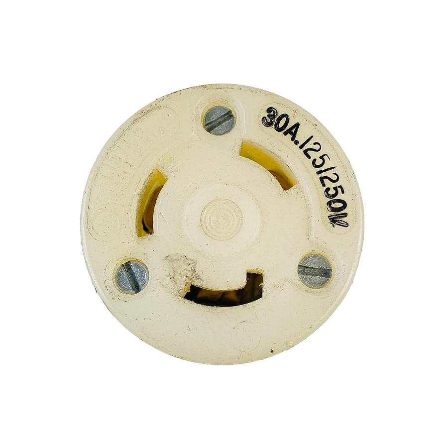 Used HUBBELL HBL2713 TWIST LOCK FEMALE CONNECTOR 30A 125/250V