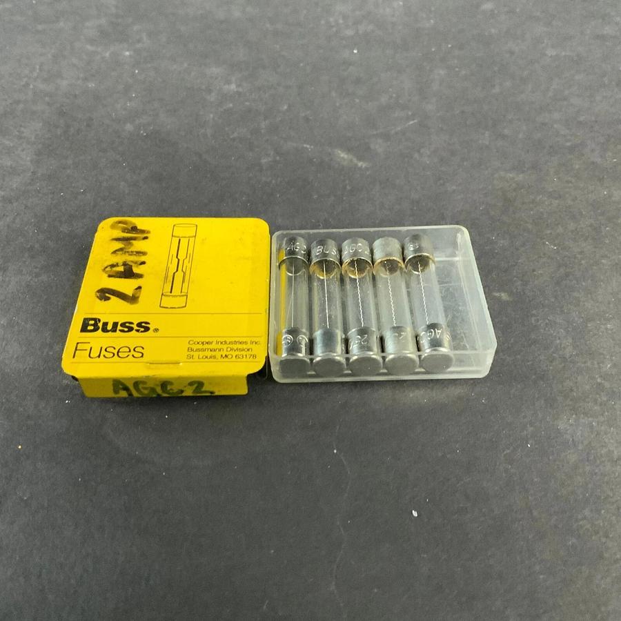 Used BUSSMANN AGC-2 FUSE - SET OF 5 ($6.50 OBO)