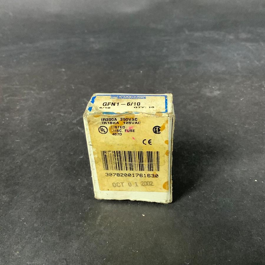FERRAZ SHAWMUT GFN1-6/10 - BOX OF 10 ($34 OBO)
