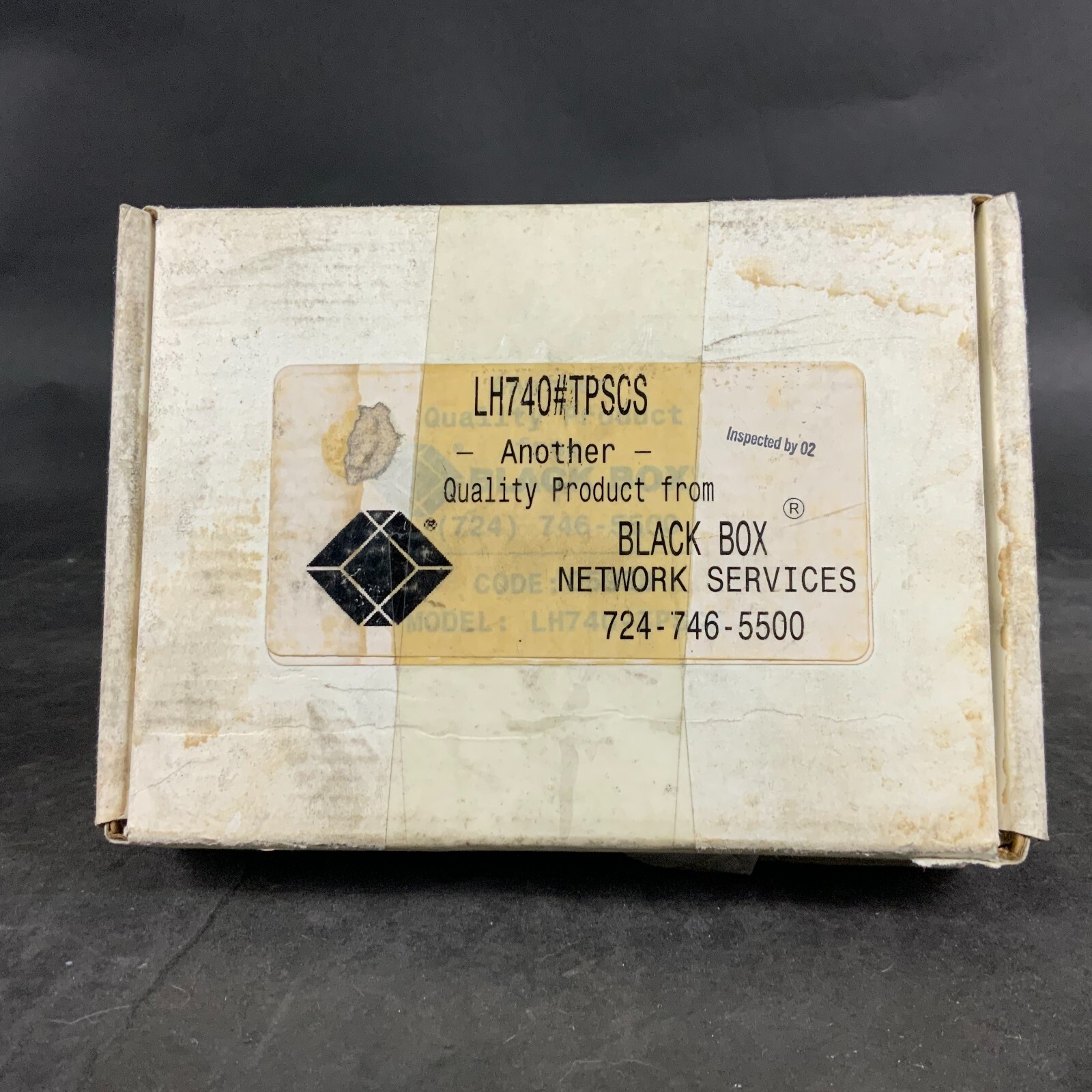 Used BLACK BOX CORP LH740#TPSCS MODULAR MEDIA COVERTER