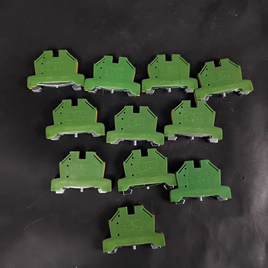 Used MORSETTITALIA EURO 4 TERMINAL BLOCKS - GROUP OF 11 ($25 OBO)