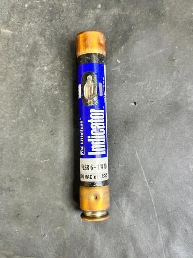 Used LITTELFUSE FLSR-6-1/4-1D INDICATOR FUSE
