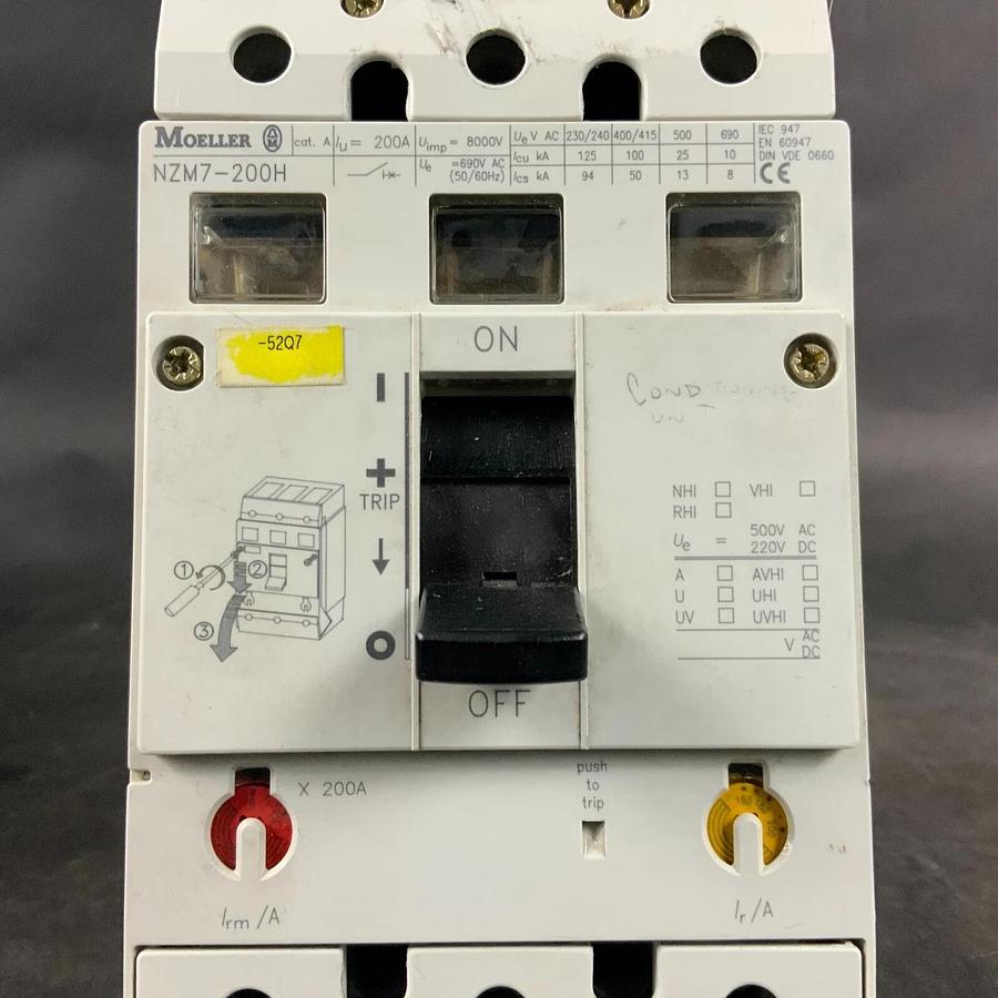 Used KLOCKNER MOELLER NZM7-200H CIRCUIT BREAKER ($75 OBO)