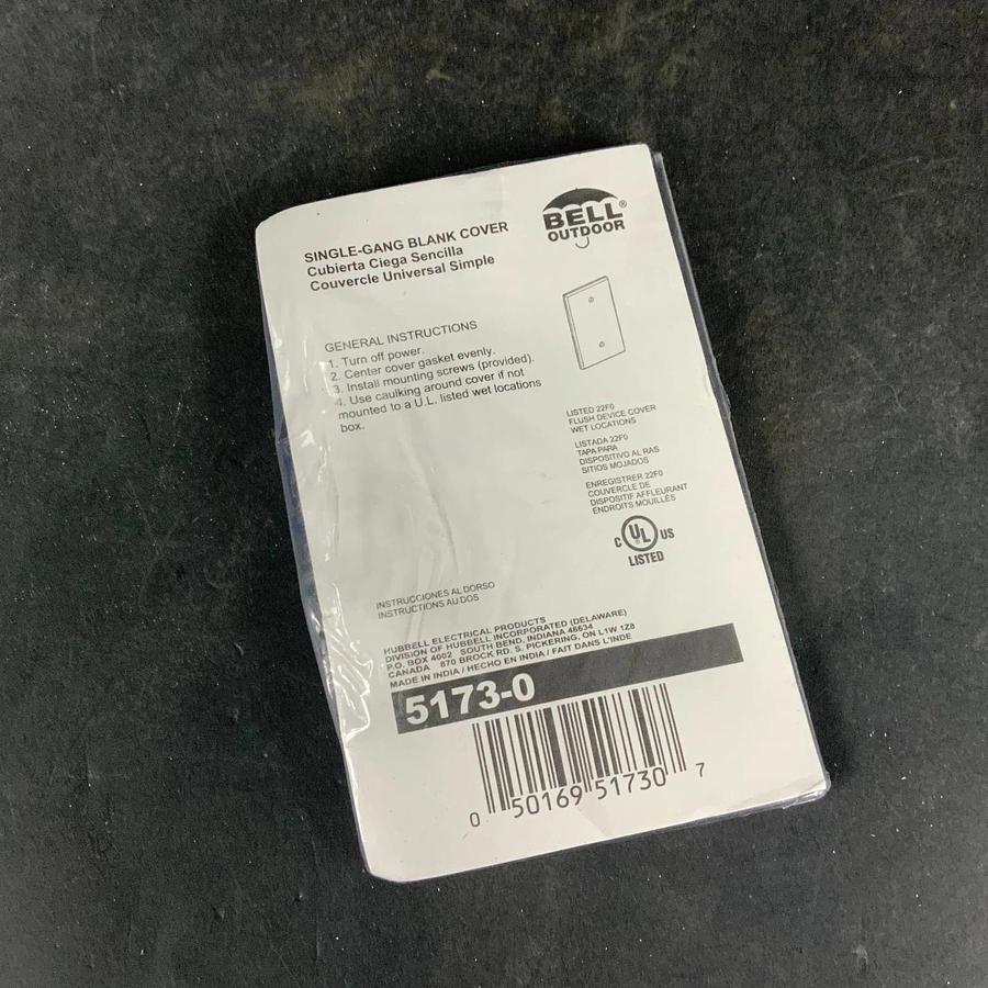 BELL OUTDOOR 5173-0 WEATHERPROOF COVER ($6 OBO)