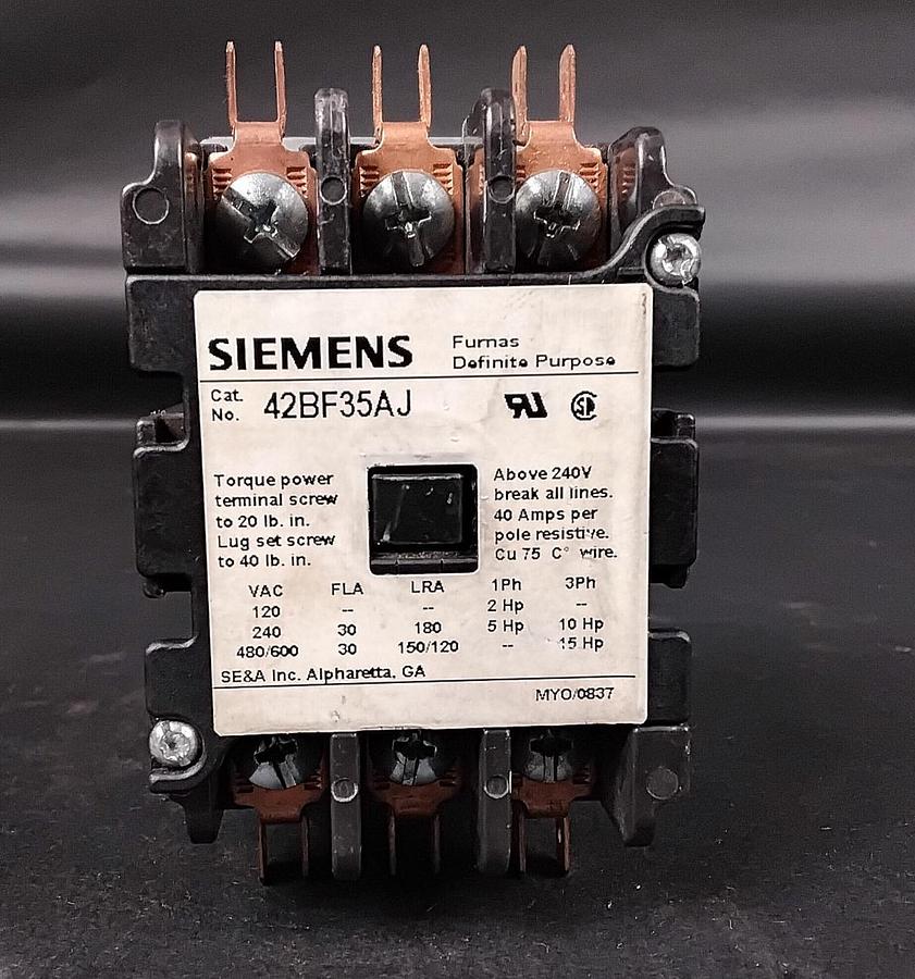 Used SIEMENS 42BF35AJ CONTACTOR ($165 OBO)