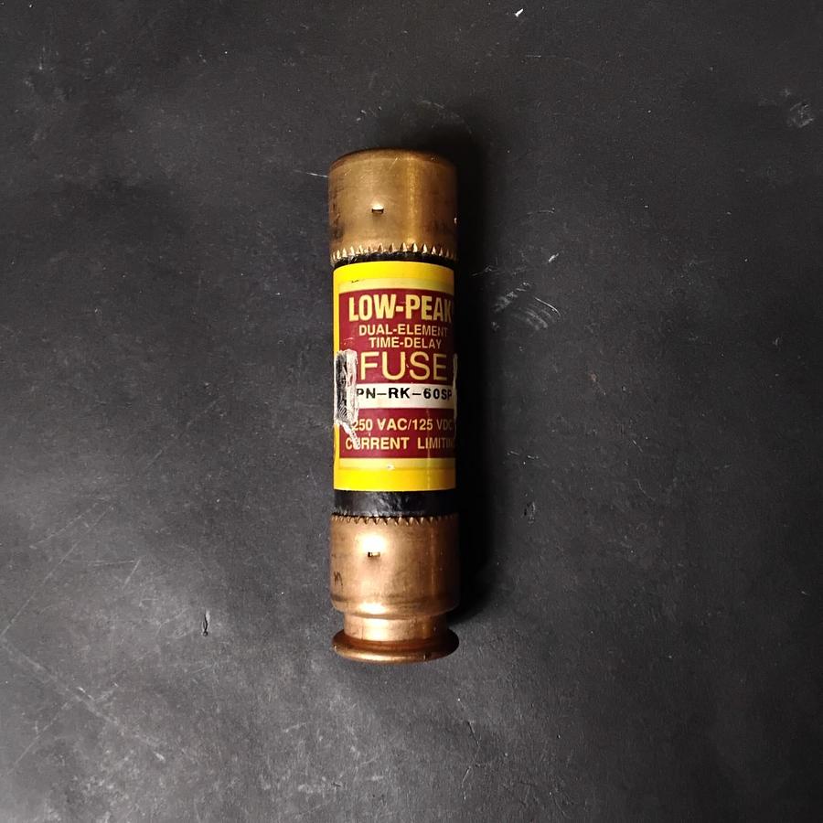 Used BUSSMANN LPN-RK-60SP LOW-PEAK TIME-DELAY FUSE ($4 OBO)