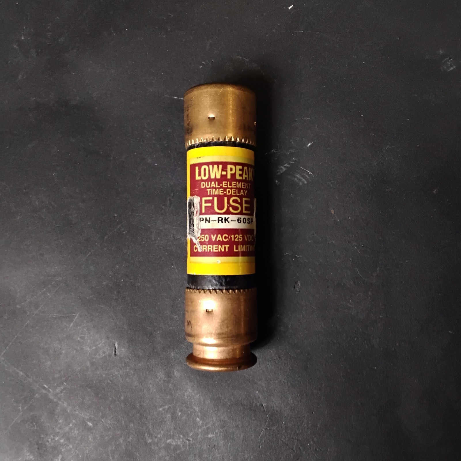 Used BUSSMANN LPN-RK-60SP LOW-PEAK TIME-DELAY FUSE ($4 OBO)