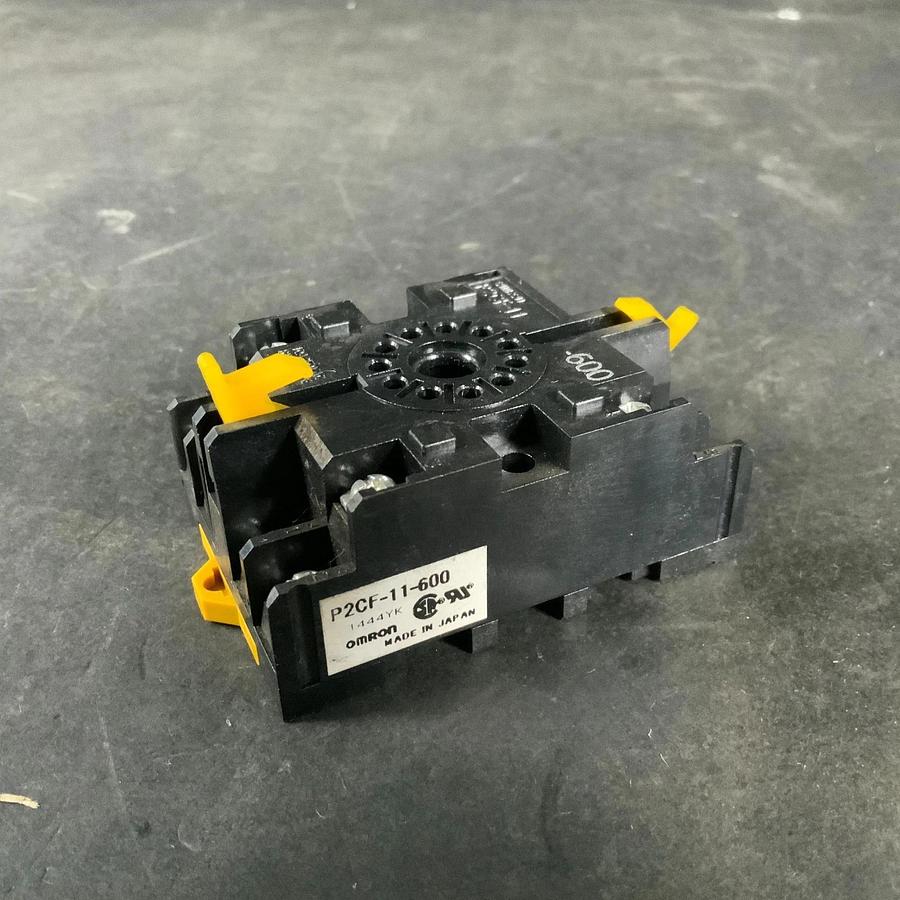 Used OMRON P2CF-11-600 RELAY SOCKET BASE ($8 OBO)