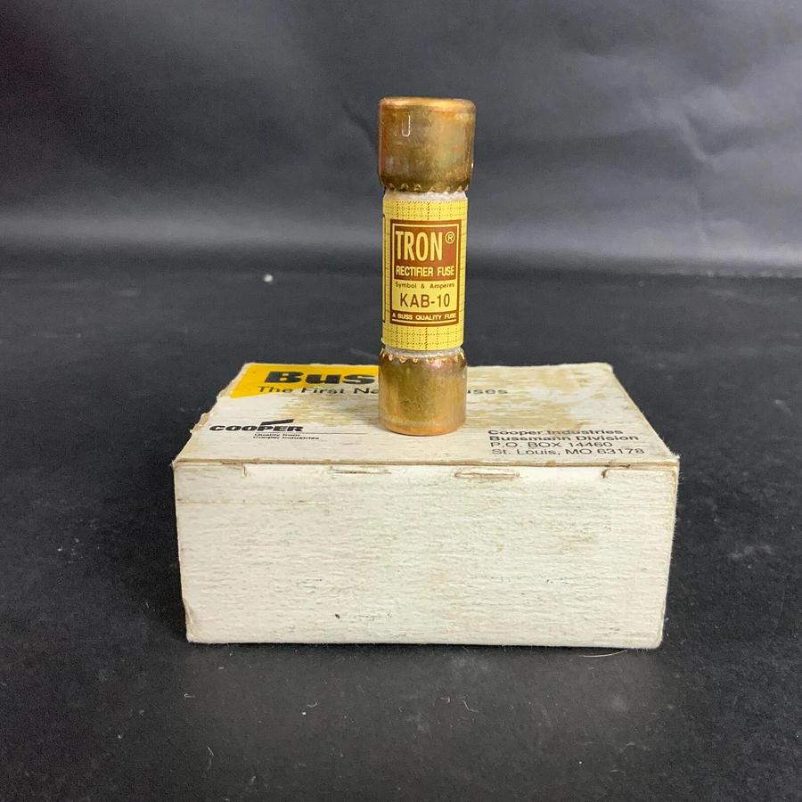 Used BUSSMANN KAB-10 RECTIFIER FUSE - BOX OF 10 ($40 OBO)