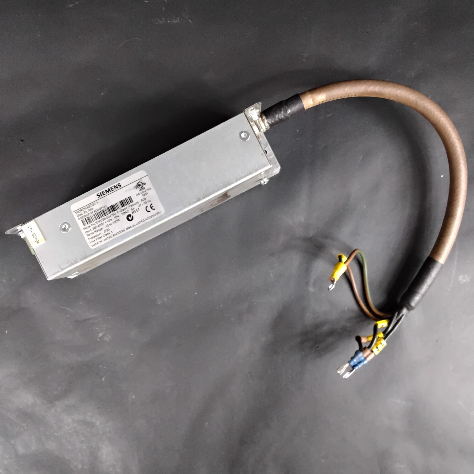 Used SIEMENS 6SE6400-2FA00-6AD0 EMC FILTER ($125 OBO)