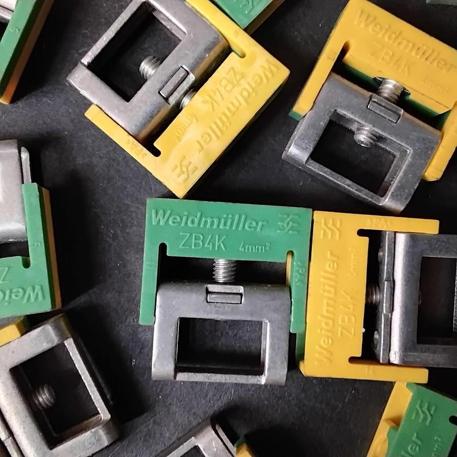 Used WEIDMULLER ZB 4K CLAMPING YOKES ($12 OBO)