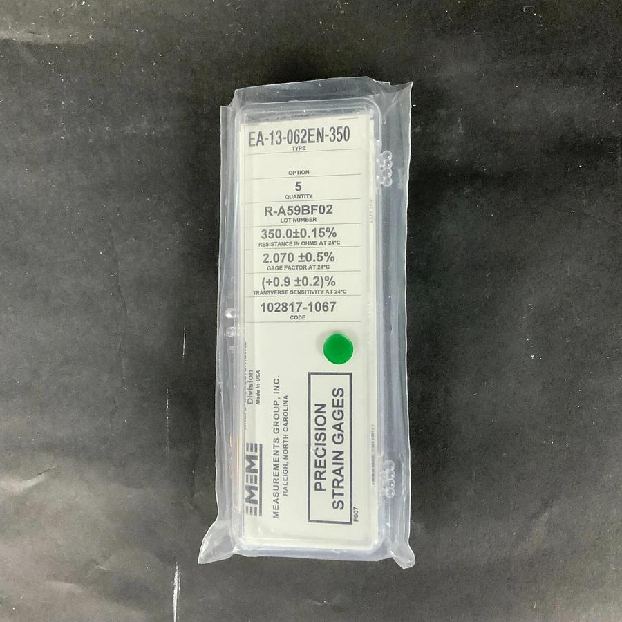 MICRO-MEASUREMENTS EA-13-062EN-350 PRECISION STRAIN GAUGE - BOX OF 5 ($25 OBO)