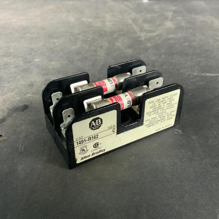 Used ALLEN BRADLEY 1491-R162 SER C FUSE HOLDER ($12 OBO)