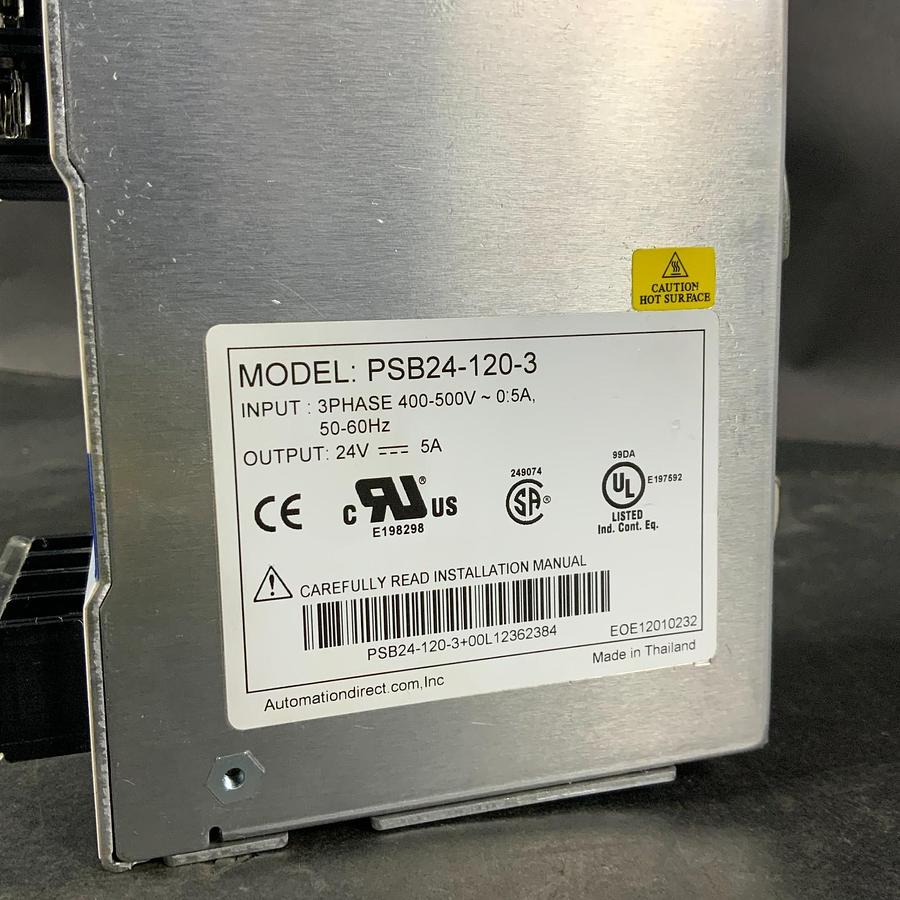 Used AUTOMATION DIRECT RHINO PSB24-120-C INDUSTRIAL POWER SUPPLY ($70 OBO)