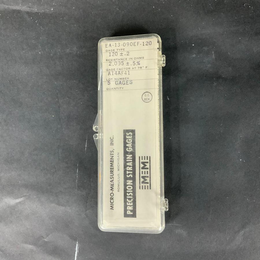 Used MICRO-MEASUREMENTS EA-13-090EF-120 PRECISION STRAIN GAUGE - LOT OF 2 ($10 OBO)