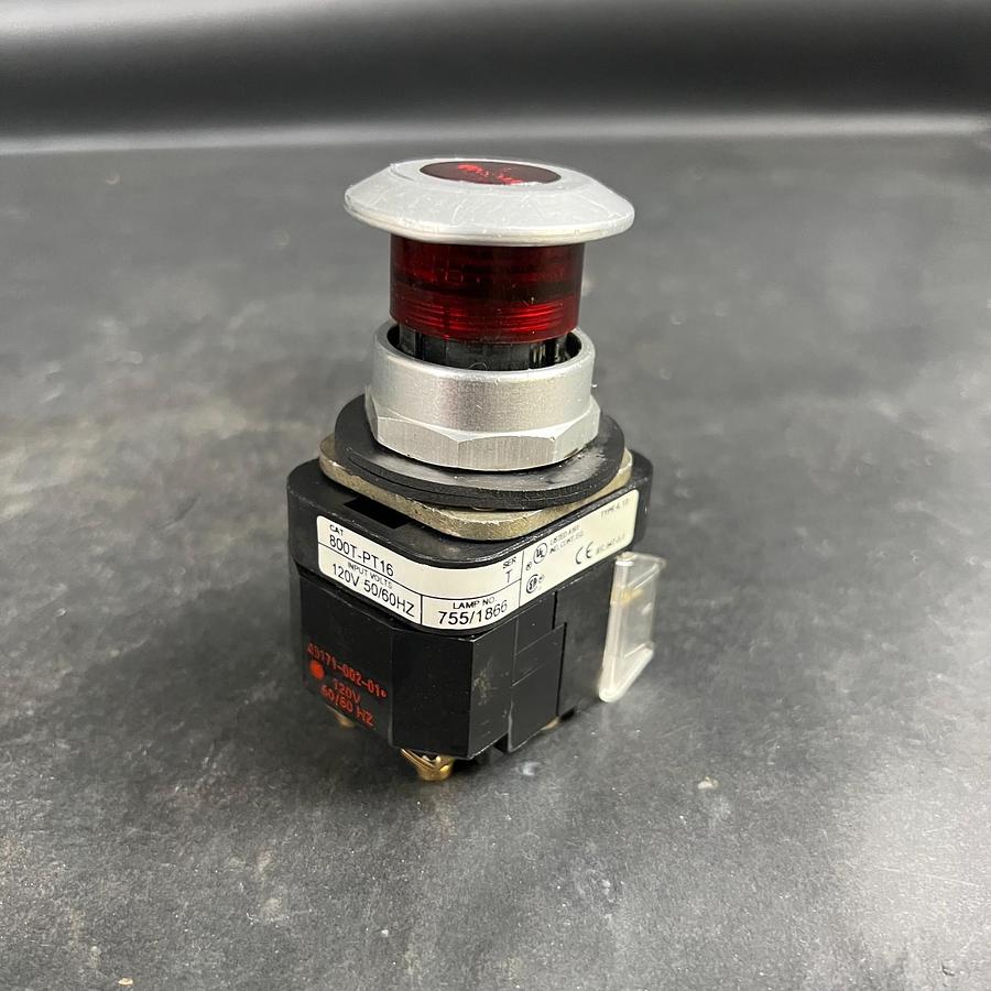 Used ALLEN BRADLEY 800T-PT16 RED PUSHBUTTON ($22 OBO)