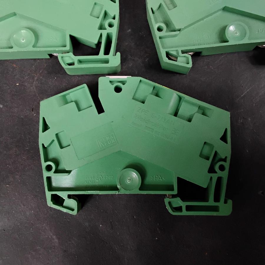 Used WEIDMULLER ZPE 6-2/3AN TERMINAL BLOCKS - GROUP OF 3 ($10 OBO)