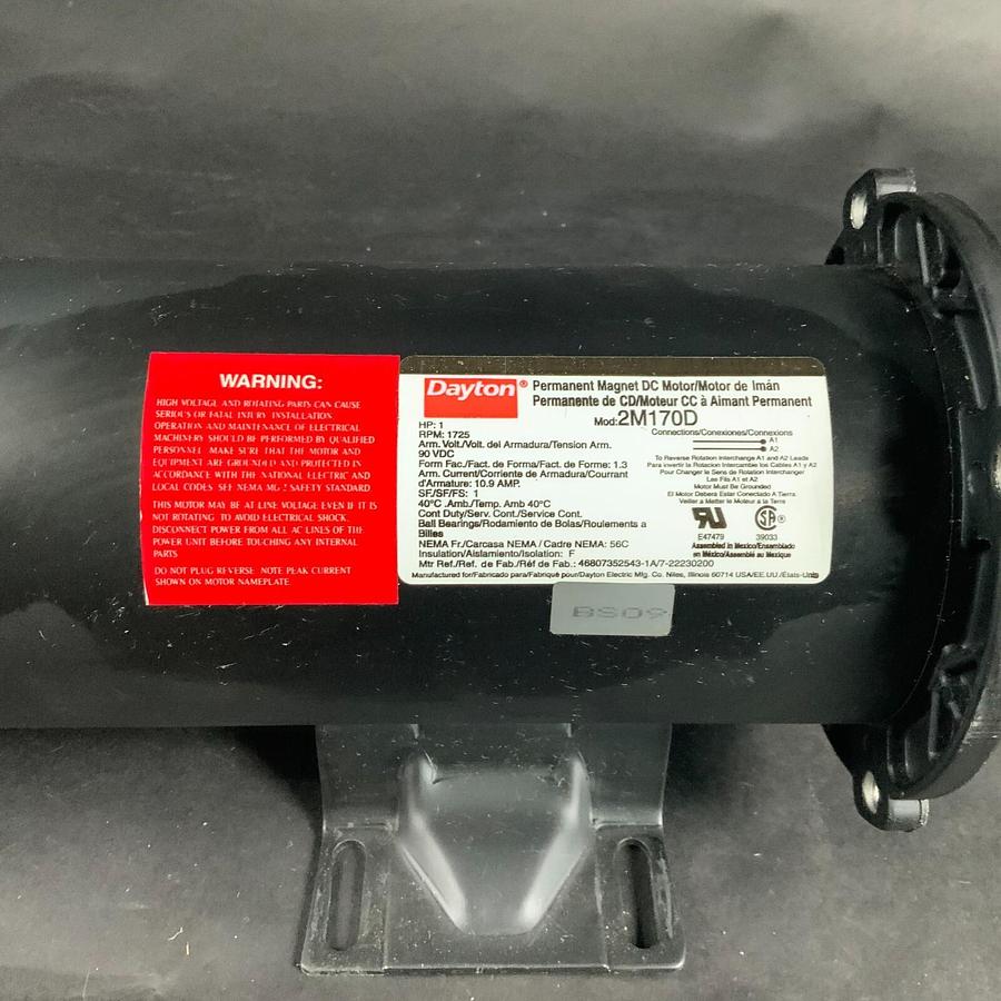 DAYTON 2M170D PERMANENT MAGNET DC MOTOR ($1100 OBO)