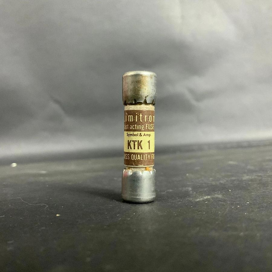 BUSSMANN KTK-1 FAST ACTING FUSE - SET OF 3 ($10 OBO)