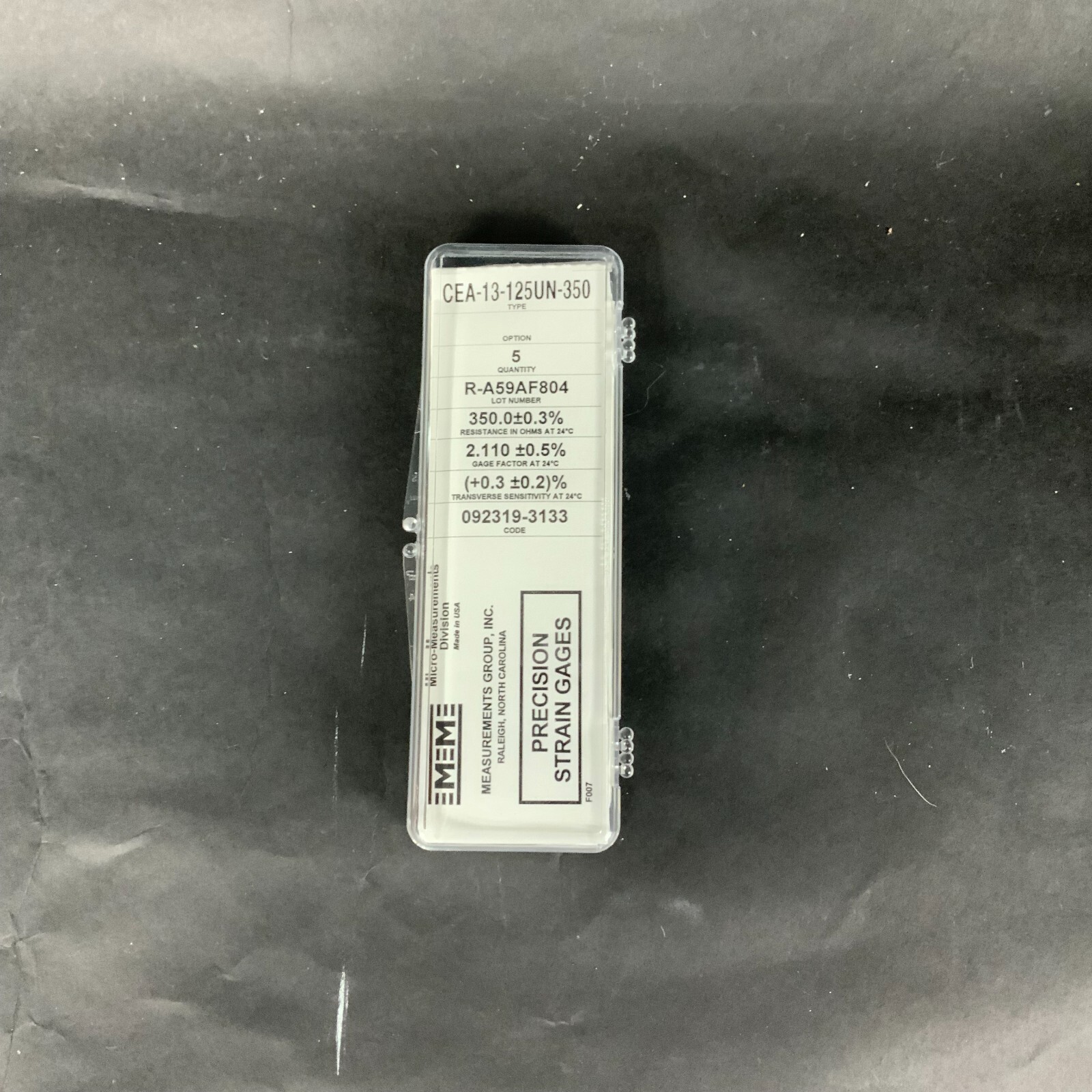 Used MICRO-MEASUREMENTS CEA-13-125UN-350 PRECISION STRAIN GAUGE - LOT OF 3 ($15 OBO)