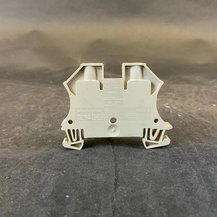 Used WEIDMÜLLER WDU 6 FEED-THROUGH TERMINAL BLOCK - SET OF 12 ($12 OBO)