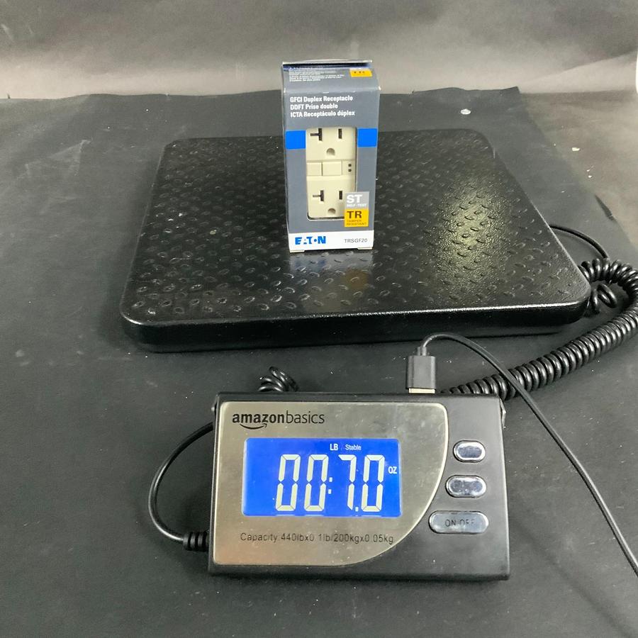 EATON TRSGF20LA-BX-LW GFCI DUPLEX RECEPTACLE ($10 OBO)
