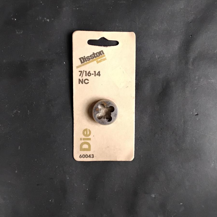 DISSTON 60043 7/16" HEX DIE ($4 OBO)