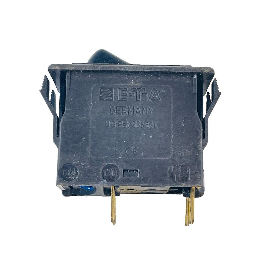 Used E-T-A 3120-F521-H7T1-W01X 10A 240VAC 50VDC DOUBLE POLE THERMAL BREAKER