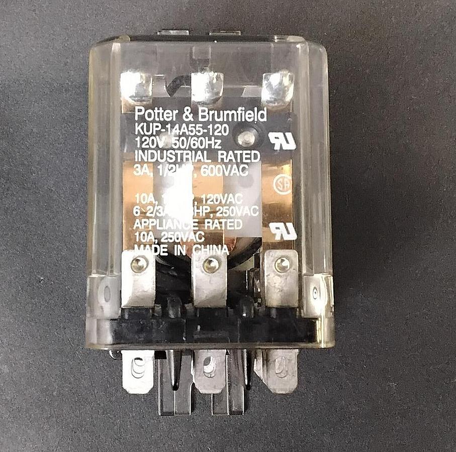 Used POTTER & BRUMFIELD KUP-14A55-120 RELAY ($14 OBO)