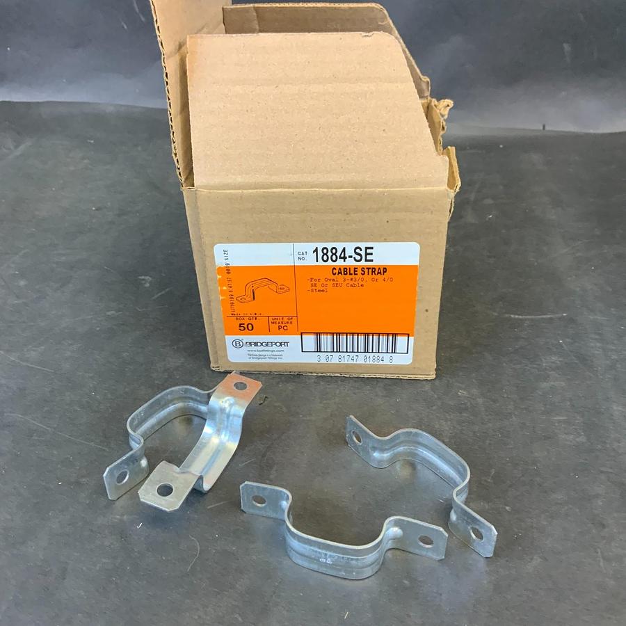 Used BRIDGEPORT 1884-SE CABLE STRAP - BOX OF 50 ($45 OBO)